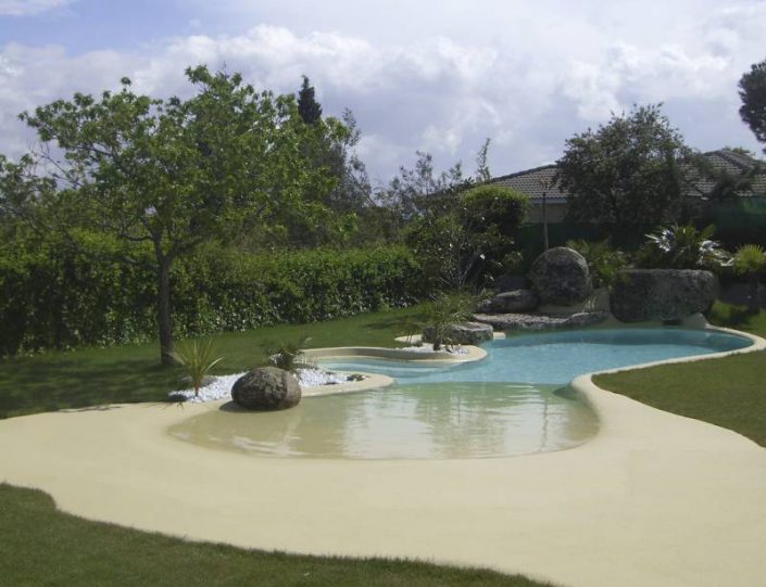 Construcción de piletas en Villa Carlos Paz - Piletas de arena